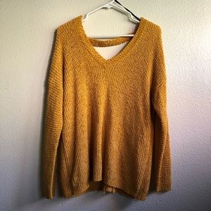 Forever 21 knitted low back sweater